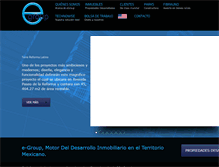 Tablet Screenshot of e-group.com.mx